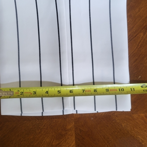 Talbots White Wide Leg Pants with High-Waisted Design.Size 10 - Picture 7 of 10